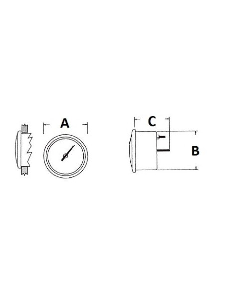 Indicatore acque nere Wast GUARDIAN 10-180 ohm - 12V- Elettronica-Strumentazione - 2743801