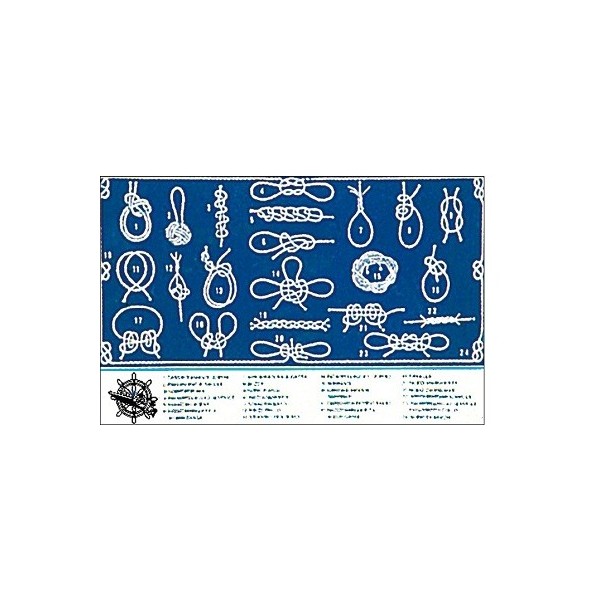 Tabella adesiva in Crystal “Nodi” più comuni - SICUREZZA - 35.452.91