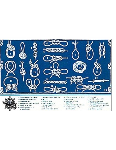 Nautical code sticker  most common “Knots” - SAFETY - 35.452.91