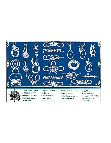 Nautical code sticker  most common “Knots” - SAFETY - 35.452.91