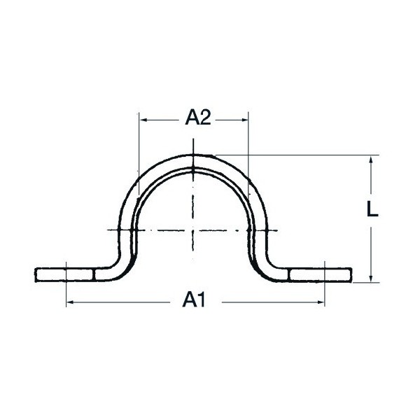 Forged eye bridges with central rib - Eye bridges - 3917674 2