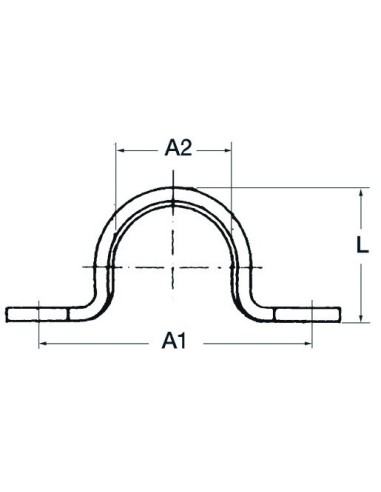 Forged eye bridges with central rib - Eye bridges - 3917674