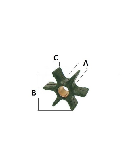 Impeller for outboard engines Selva - Engine Accessories - 5241996