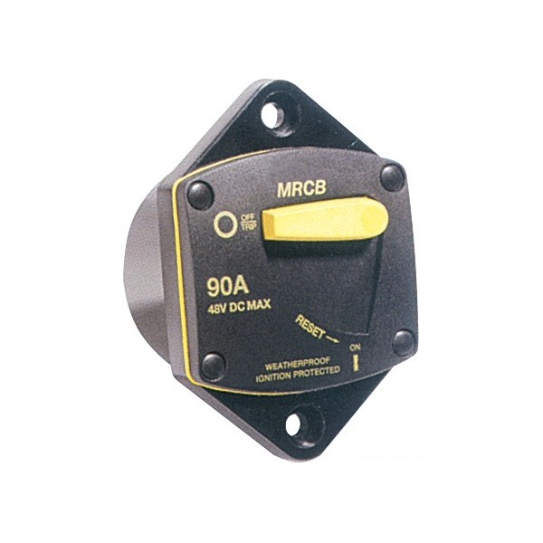 Watertight thermal switches recessedfor winch and thruster protection 0270050