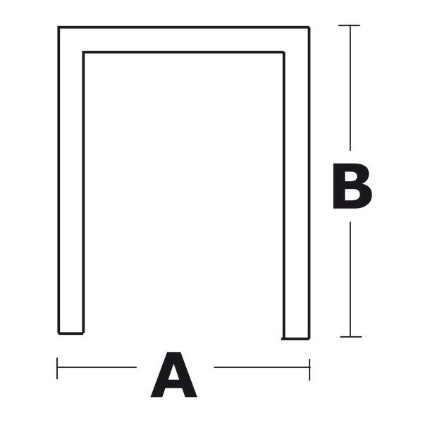 U-shaped brackets for fixed or swinging central roller mounting 0204084 2