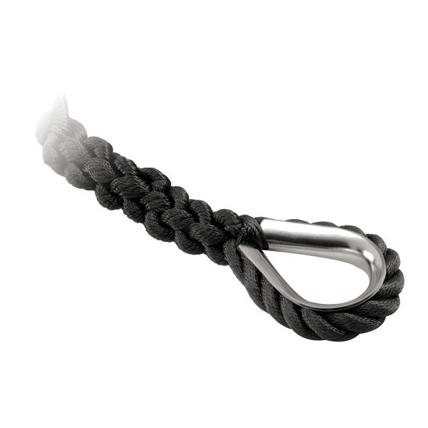 BLACK Spliced mooring lines, high strength - mooringline 06443302 2
