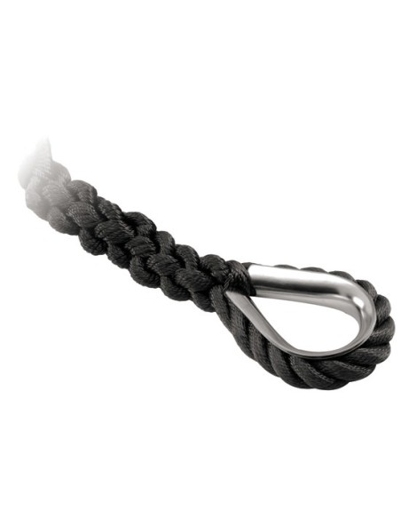 BLACK Spliced mooring lines, high strength - mooringline 06443302