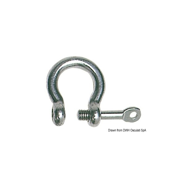 Bow shackles with captive pin - Ironware - 0822104
