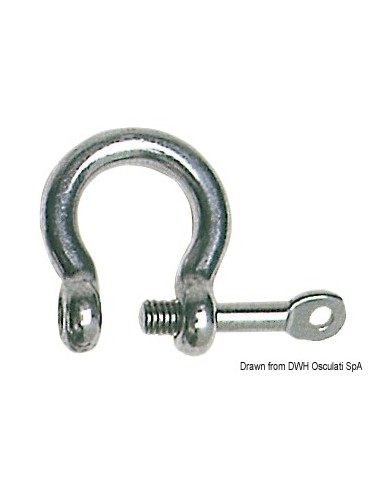 Bow shackles with captive pin - Ironware - 0822104