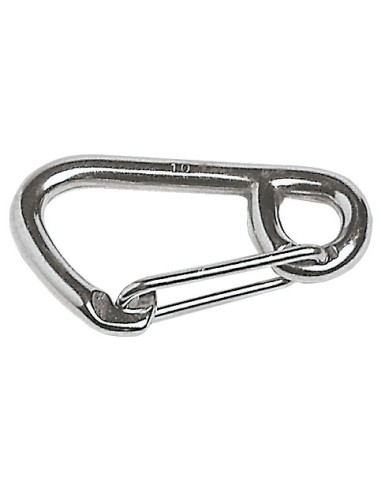  Moschettone in acciaio inox a grande apertura - Ferramenta Nautica - 0918508