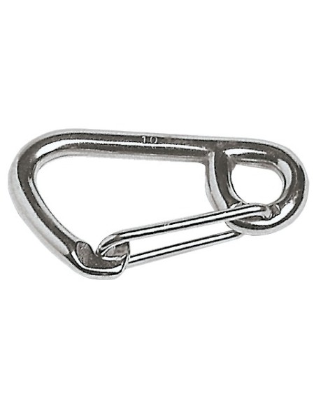  Moschettone in acciaio inox a grande apertura - Ferramenta Nautica - 0918508