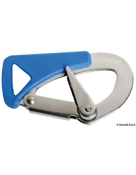 Stainless steel carbine hook specially designed for safety harnesses - Ironware - 0924320