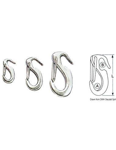 Snap-hooks for jib - SAILING &amp; SPORT - 0996301
