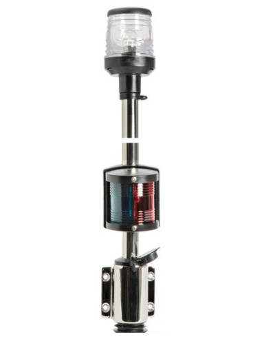 Asta Classic combinata in acciaio inox - Illuminazione - 1116601