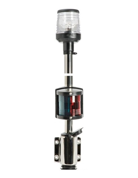 Asta Classic combinata in acciaio inox - Illuminazione - 1116601