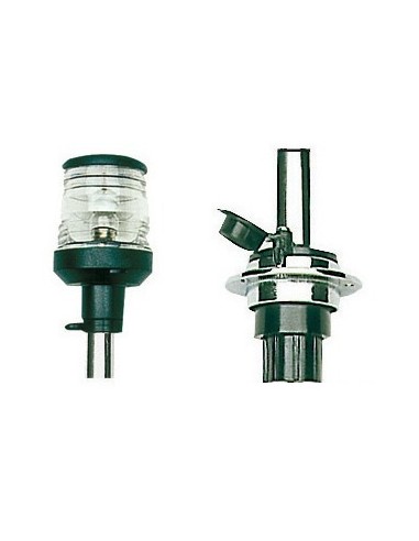 Classic 360° flat-mounting pull-out pole lights up to 20 m. RINA type-tested - Lighting - 1114510
