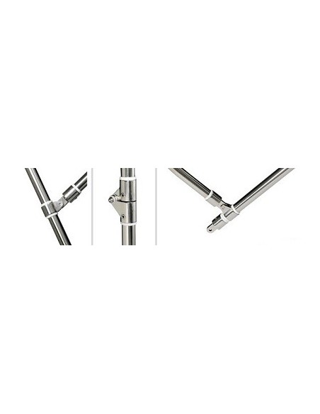 Tendalino acciaio inox pieghevole 4 ARCHI alto BIANCO - ATTREZZATURE DI COPERTA - 4692110