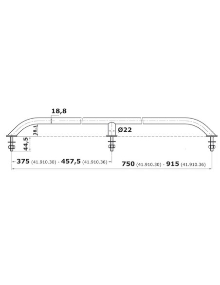Handrail handles -  - 4191009