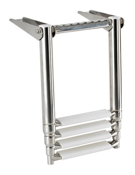 Gangplank telescopic ladder with built-in handle - 4 steps- Anchorage and Docking - 4955304