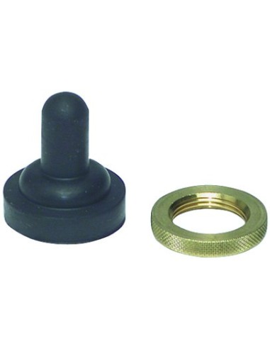 Rubber cap with brass washer - Electricity - 1493803