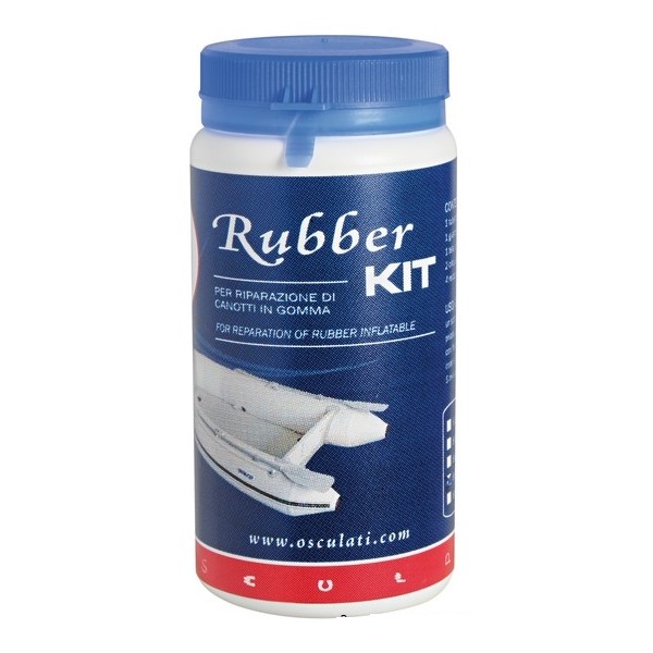 Kit riparazione gommoni Rubber kit colore bianco - manutenzione - 6623705