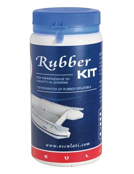 Kit riparazione gommoni Rubber kit colore bianco - manutenzione - 6623705