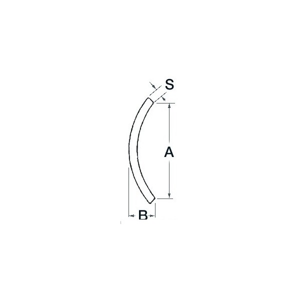 Low profile D-section rubbing strake made of mirror polished AISI 316 stainless steel   - Anchorage and Docking - 4448011 2