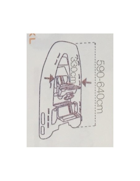 Tender cover "Covy Line" TG. XXL 590/640 cm - Inflatables and Accessories - O2238710