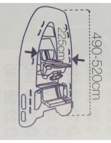 Tender cover "Covy Line" TG. M 490/520 cm - Inflatables and Accessories - O2224579
