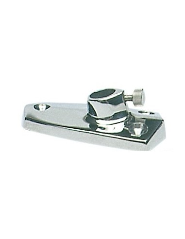 Basetta di ricambio per asta portabandiera ø 14 mm in plastica cromata - SICUREZZA - 3539003