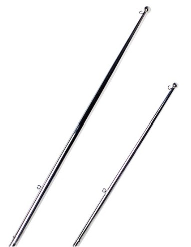 Portabandiera in acciaio inox lucidato a specchio con innesto a scatto - SICUREZZA - 3539201