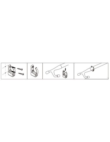 Clip a molla per fissaggio ganci d'accosto - COMFORT &amp; ARREDO - 3435900