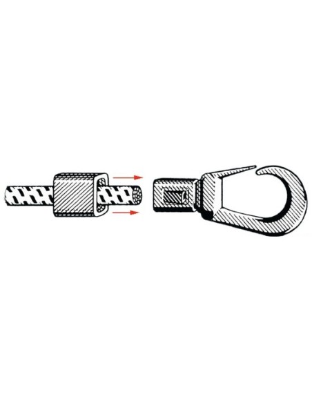 Gancio in nylon - Cime e accessori - 6305080