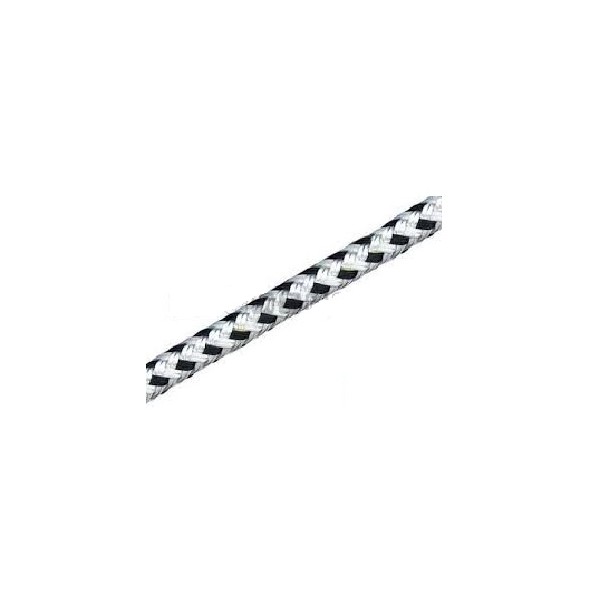 Treccia da ormeggio e ancoraggio robustissima e morbida Ø 12 mm - BIANCA E NERA - Cime e accessori - 3100312200