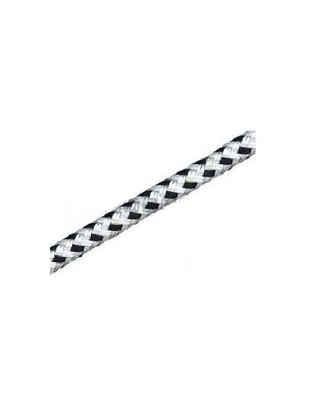 Treccia da ormeggio e ancoraggio robustissima e morbida Ø 12 mm - BIANCA E NERA - Cime e accessori - 3100312200