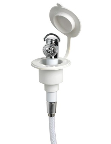 Box doccia con doccia a pulsante Mizar - BASE BIANCA - Docce e box doccia - 1524200