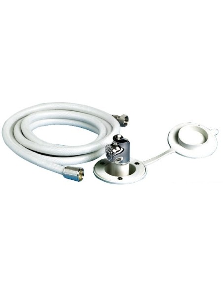 Box doccia con doccia a pulsante Mizar - BASE BIANCA - Docce e box doccia - 1524200