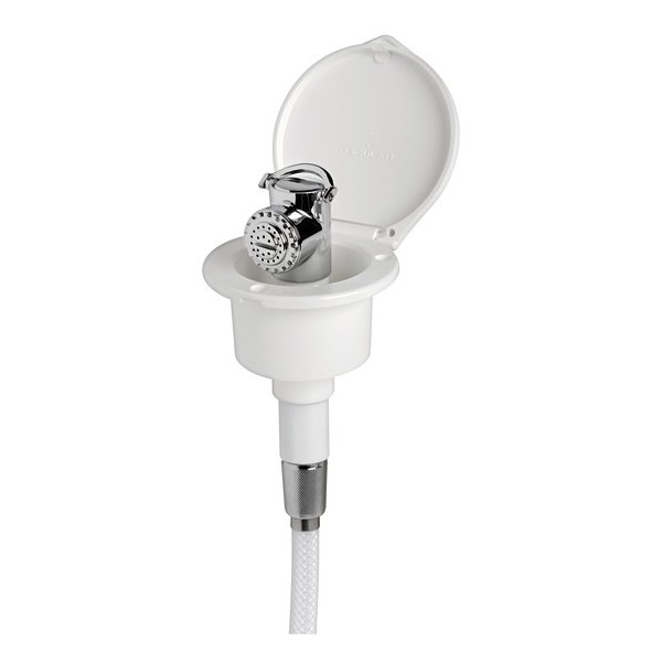 Box doccia Elegant con doccia a pulsante Mizar - Docce e box doccia - 1524600