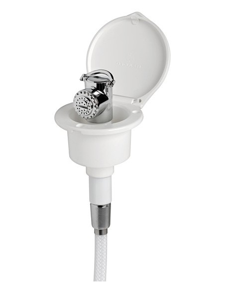 Box doccia Elegant con doccia a pulsante Mizar - Docce e box doccia - 1524600