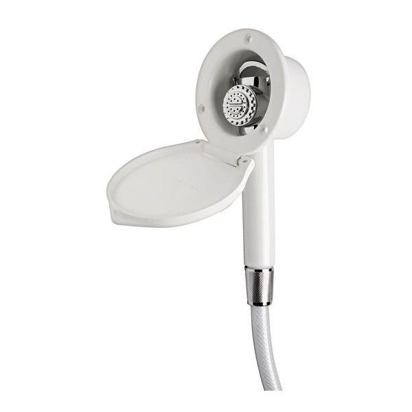 Box doccia Elegant con doccia a pulsante Mizar - Docce e box doccia - 1524600