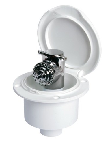 Classic Evo shower box with Mizar push-button shower - COVER WHITE - Showers and shower boxes - 152500