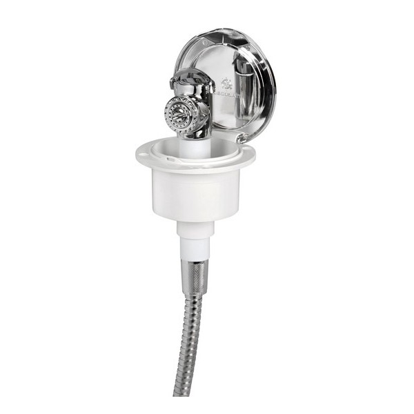 Classic Evo shower box with Mizar push-button shower - COVER CHROMED - Showers and shower boxes - 1525006