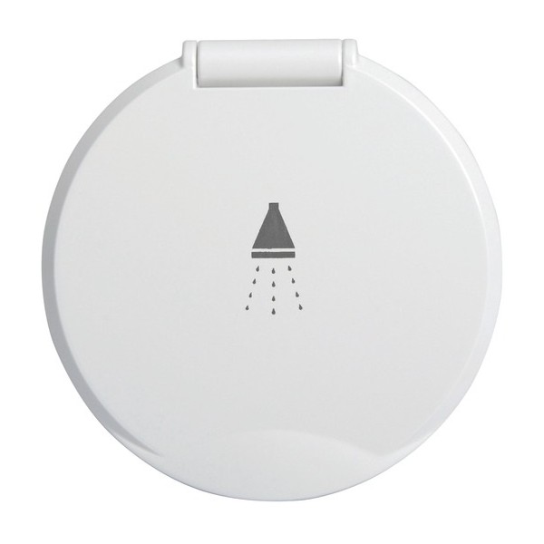 Box doccia A PARETE con doccia a pulsante Mizar - Sportello BIANCO - Sportello BIANCO - Docce e box doccia - 1525003 2