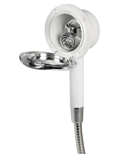 Classic EVO wall shower box with Mizar push-button shower - COVER CHROMED - Showers and shower boxes - 1525009
