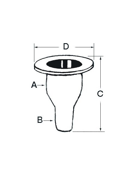 Seacocks with hose adaptor - Skin fittings and thru hull scoop strainer - 1732201