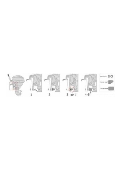 Sicurbolt antitheft device for outboard engines -  - 3817520