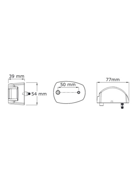 Luci di via MOUSE a LED fino a 20 metri in acciaio inox -  - 1103821