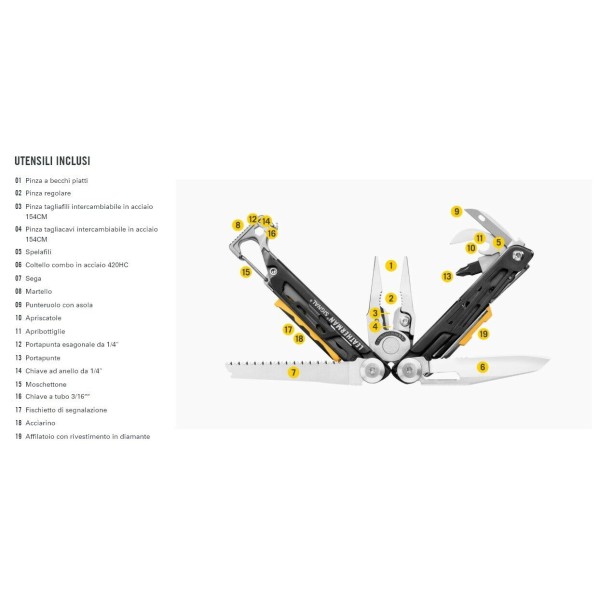 PINZA MULTIUSO LEATHERMAN SIGNAL - 19 UTENSILI -  - LTG832265 2