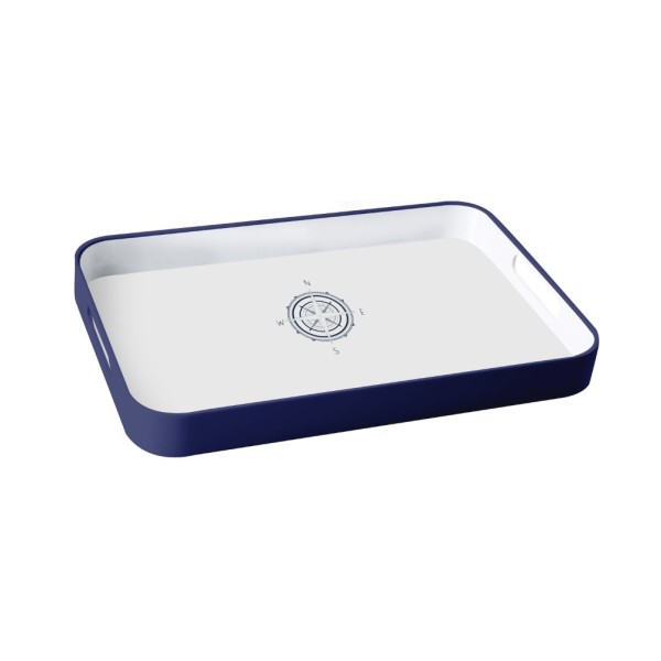 Vassoio rettangolare BLUE SAND antiscivolo - D2075081 - 