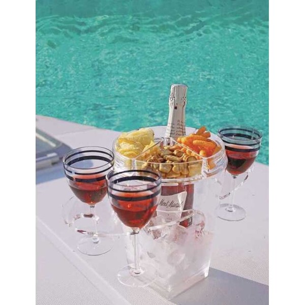 CHAMPAGNE BUCKET WITH GLASS HOLDERS - 5801801 -  2